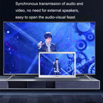 HD55Y VGA 轉 HDMI 轉接線 VGA+USB 轉 1080P 轉換器，帶電源，VGA+USB 轉 HDMI
