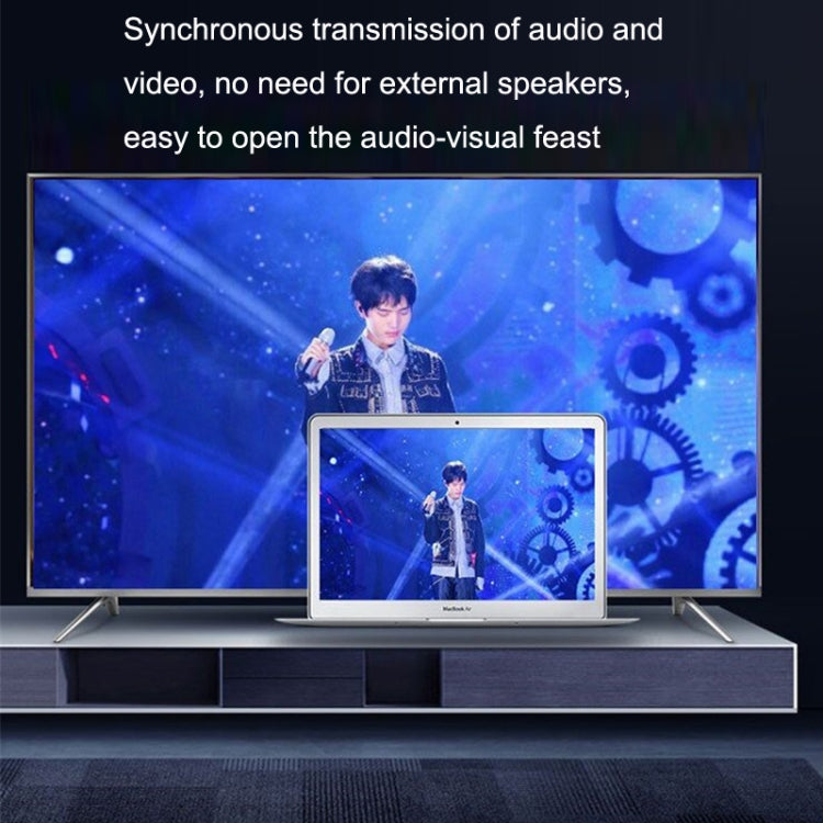 HD55Y VGA 轉 HDMI 轉接線 VGA+USB 轉 1080P 轉換器，帶電源，VGA+USB 轉 HDMI