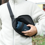 通用藍牙喇叭郵差包 胸包 手提包 適用於 JBL Flip 系列/UE BOOM 3/Beats Pill 等，藍色、黑色