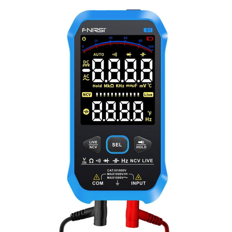 FNIRSI S1 數字高精度全自動數字萬用表，S1
