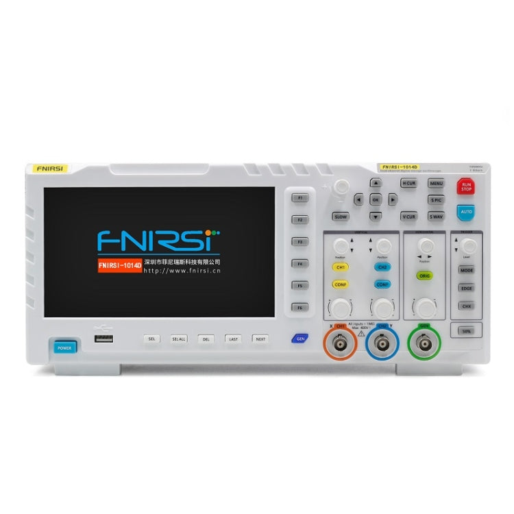FNIRSI 2 合 1 雙通道 100M 帶寬數字示波器 1GS 取樣信號產生器，美規插頭，1014D，1014D +P4100 探頭
