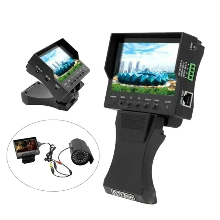 JSK-4300B 4.3 吋手持式 12V 輸出網路線監測測試器，4.3 吋（附美規插頭電源適配器），4.3 吋（附歐規插頭電源適配器），4.3 吋（附英規插頭電源適配器），4.3 吋（附澳規插頭電源適配器）