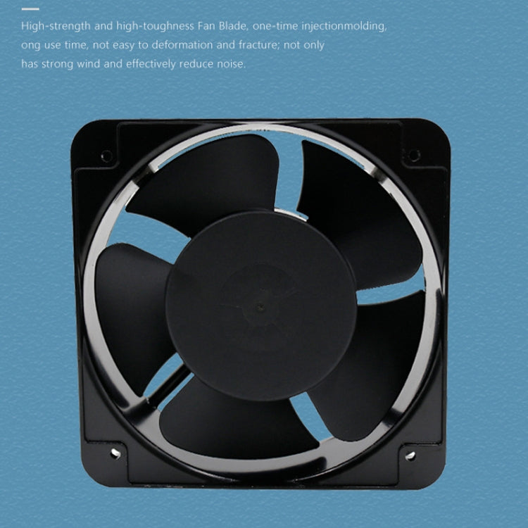 220V 38W 15cm 滾輪底盤電氣櫃軸承，油軸承風扇，雙滾珠軸承風扇