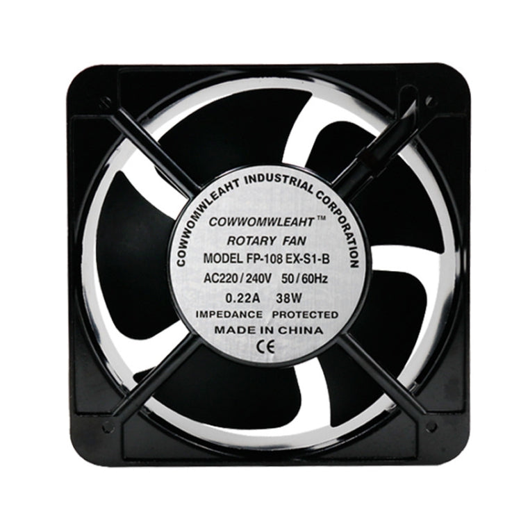 220V 38W 15cm 滾輪底盤電氣櫃軸承，油軸承風扇，雙滾珠軸承風扇