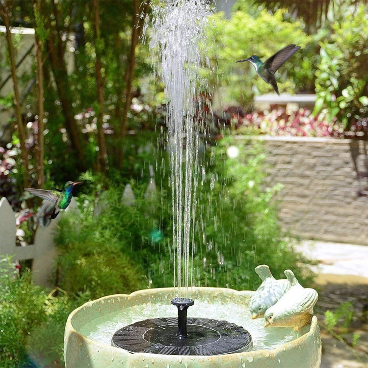 太陽能水池噴泉戶外鳥浴太陽能浮動噴泉，13cm，16cm