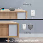 AhaStyle PT62 壁掛式智慧喇叭支架，適用於 Google Home Mini 黑色、Google Home Mini 白色、Amazon Echo Dot 3 黑色、Amazon Echo Dot 3 白色