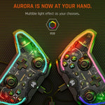 RGB 燈光有線遊戲手把控制器，適用於 PC/Switch，BIGBIGWON C1 S