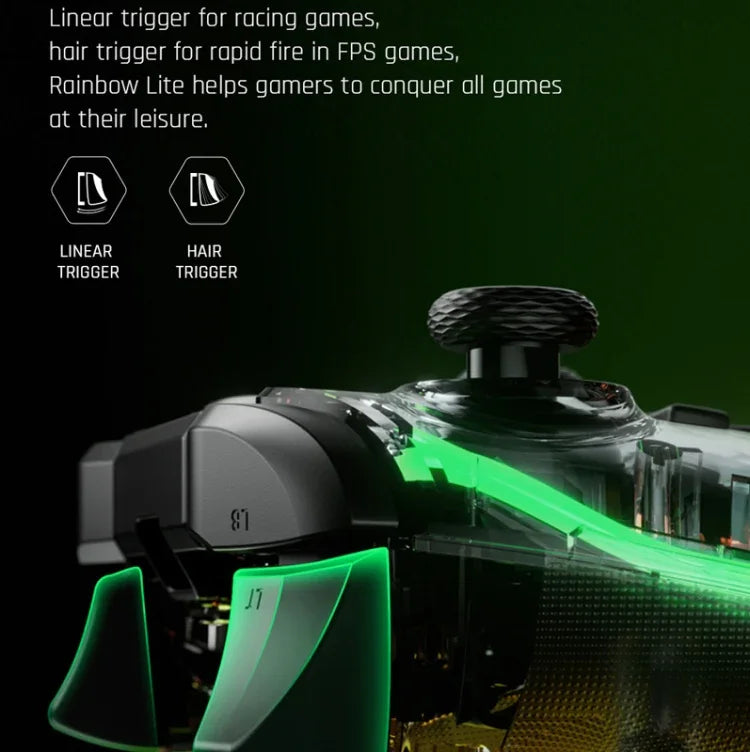 RGB 燈光有線遊戲手把控制器，適用於 PC/Switch，BIGBIGWON C1 S
