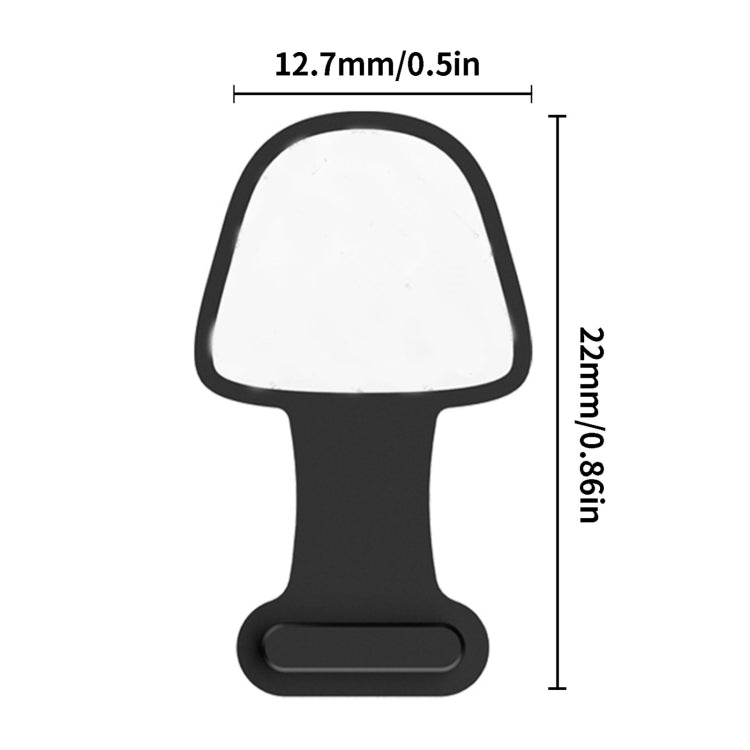 10 個手機充電口矽膠防塵塞 背膠防丟蓋 8 針 USB-C/Type-C