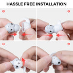 適用於 Beats Studio Buds AhaStyle PT172 耳機矽膠耳塞，款式：耳塞 x 3 + 收納盒（白色）、耳塞 x 3 + 收納盒（紅色）、耳塞 x 3 + 收納盒（黑色）、耳塞（白色）、耳塞（黑色）、耳塞（紅色）