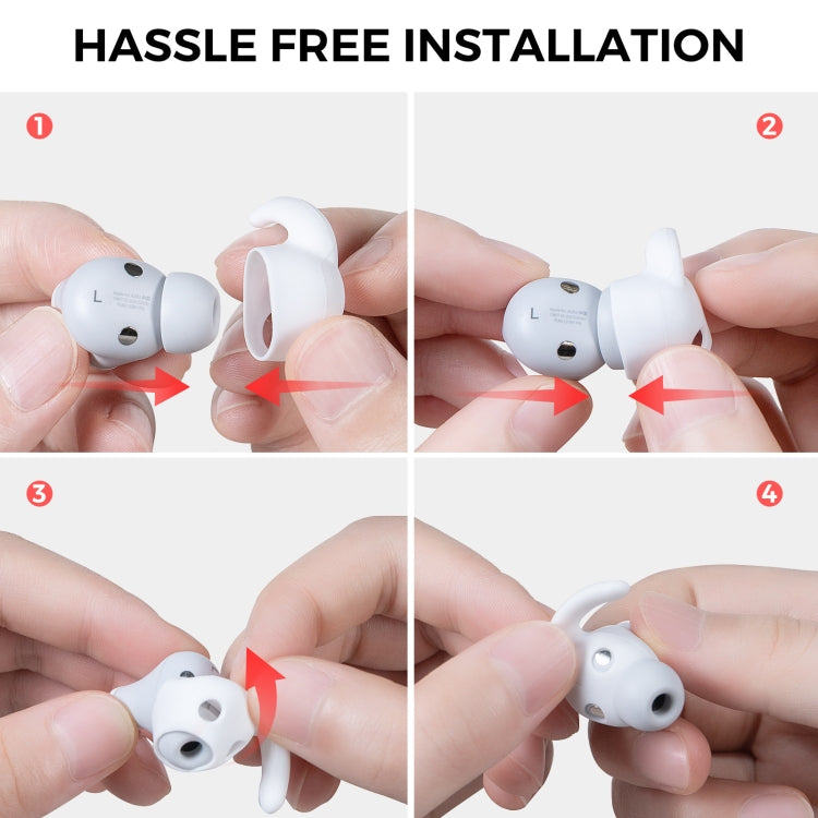 適用於 Beats Studio Buds AhaStyle PT172 耳機矽膠耳塞，款式：耳塞 x 3 + 收納盒（白色）、耳塞 x 3 + 收納盒（紅色）、耳塞 x 3 + 收納盒（黑色）、耳塞（白色）、耳塞（黑色）、耳塞（紅色）