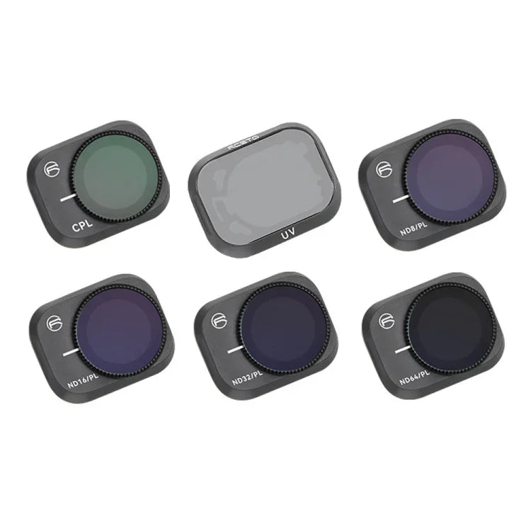 適用於 DJI Mini 3 Pro RCSTQ 偏光濾鏡 無人機配件，ND8/PL、ND16/PL、ND32/PL、ND64/PL，4合1 ND/PL 8/16/32/64，6合1 UV+CPL+ND/PL 8/16/32/64