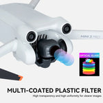 適用於 DJI Mini 3 Pro RCSTQ 偏光濾鏡 無人機配件，ND8/PL、ND16/PL、ND32/PL、ND64/PL，4合1 ND/PL 8/16/32/64，6合1 UV+CPL+ND/PL 8/16/32/64