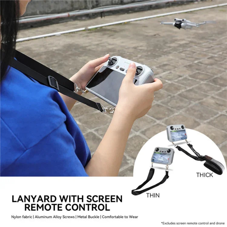 適用於 DJI Mini 3 Pro RC 智能遙控器 RCSTQ 掛繩 無人機配件，薄款
