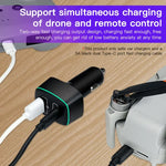 適用於 DJI Mavic 3/Mini 2 RCSTQ 100W 2合1 車載充電器，適用於 DJI Mavic 3/Mini 2