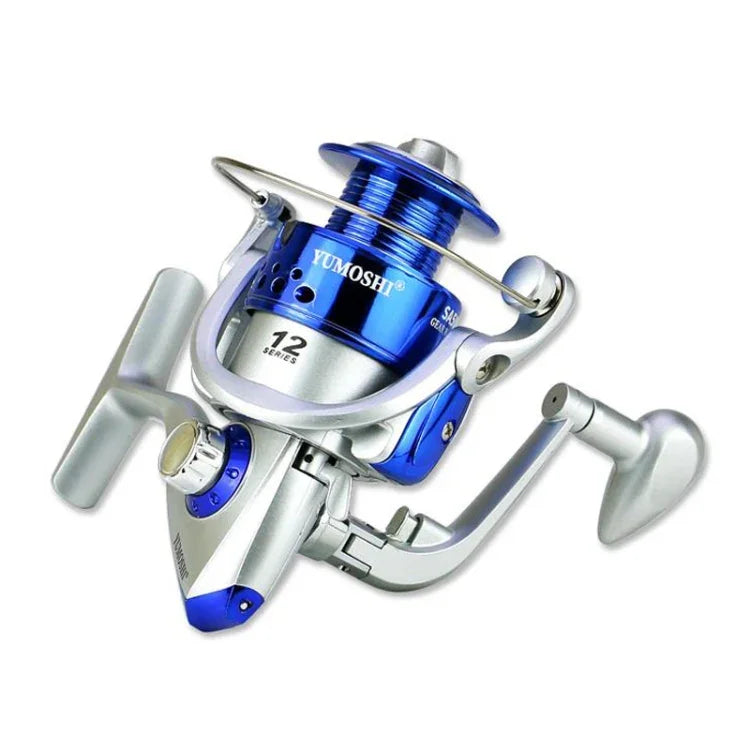 YUMOSHI SA系列旋轉釣魚捲線器塑料頭釣魚捲線器，SA1000，SA2000，SA3000，SA4000，SA5000，SA6000，SA7000