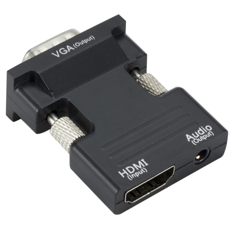 投影機 HDMI 轉接器附音訊線 電腦高清轉換器，HDMI 轉 VGA，VGA 轉 HDMI
