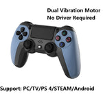 KM048 適用 PS4 藍牙無線遊戲手把 4.0 含燈條, KM048 (活力橘), KM048 (玫瑰粉), KM048 (檸檬黃), KM048 (山脈藍), KM048 (戰鬥灰), KM048 (優雅銀), KM048 (優雅白), KM048 (薄荷綠)