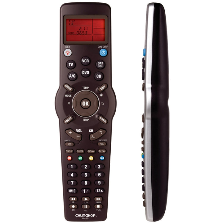CHUNGHOP RM-991 6合1通用學習紅外線萬用遙控器