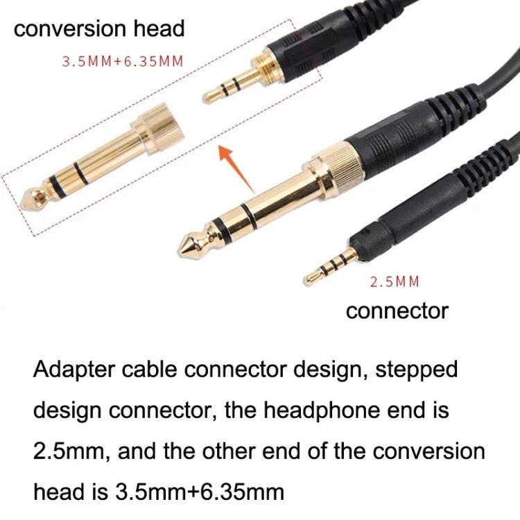 ZS0185 適用Sennheiser HD598 / HD558 / HD518 / HD595 耳機彈簧線，線長：1.4m-3m，ZS0185