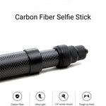 碳纖維加長單腳架隱形自拍棒，適用於 Insta360 / DJI Action / GoPro / 小蟻運動相機，1.5m、3m、5m