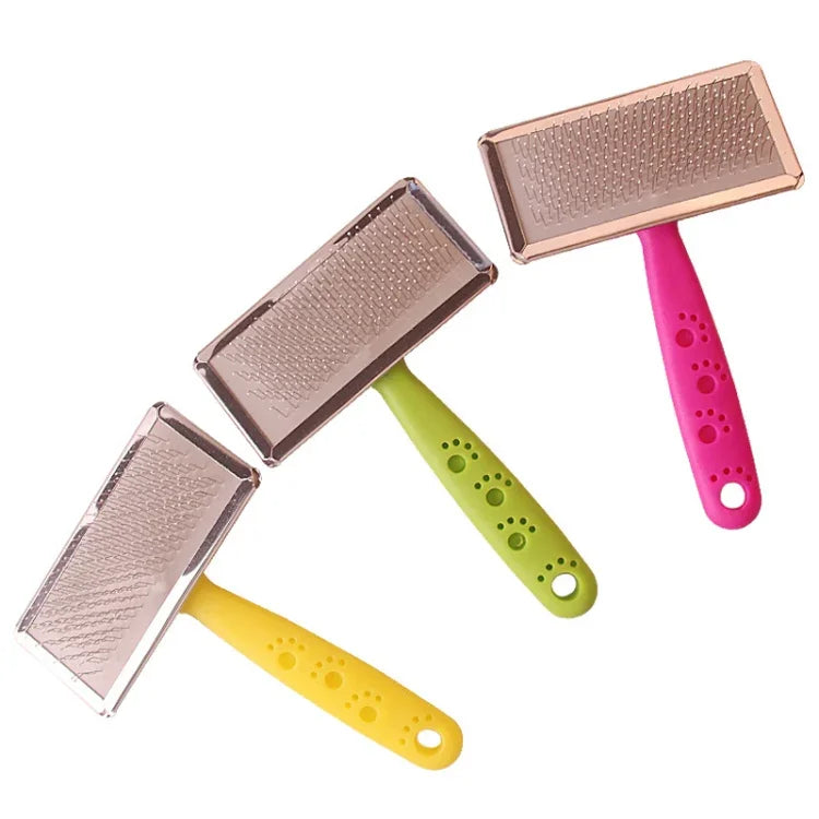 BG-W1347 寵物除毛按摩梳 狗清潔工具，隨機顏色發貨，S, M, L