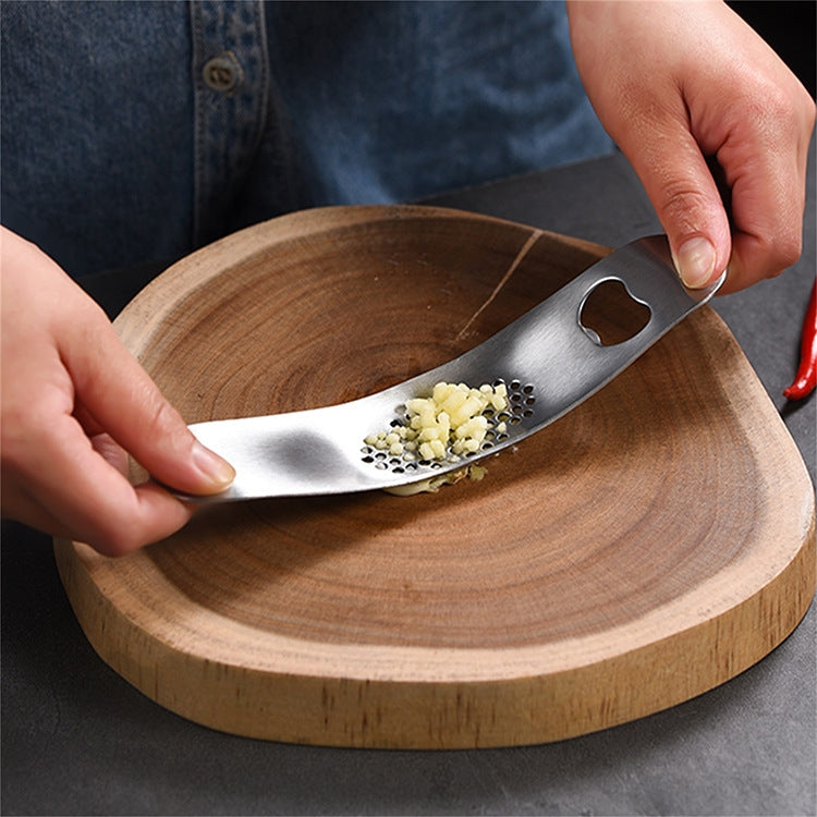 WGKT0089 430不鏽鋼船形大蒜研磨器 手動大蒜壓榨工具 廚房小工具，大蒜研磨器（款式1），大蒜研磨器（款式2）