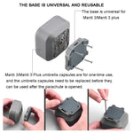 適用於 DJI Mavic Air 2 / 2S / Mavic 3 的降落傘提升安全性，Manti 3，Manti 3 Plus，Manti 3 替換傘艙，Manti 3 Plus 替換傘艙