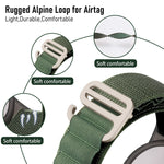 適用於 AirTag 第二代 / AirTag 第一代的尼龍手腕帶防丟追蹤器保護套