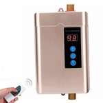 帶遙控可調溫電熱水器，美規插頭3000瓦，英規插頭3000瓦，歐規插頭4000瓦，澳規插頭4000瓦
