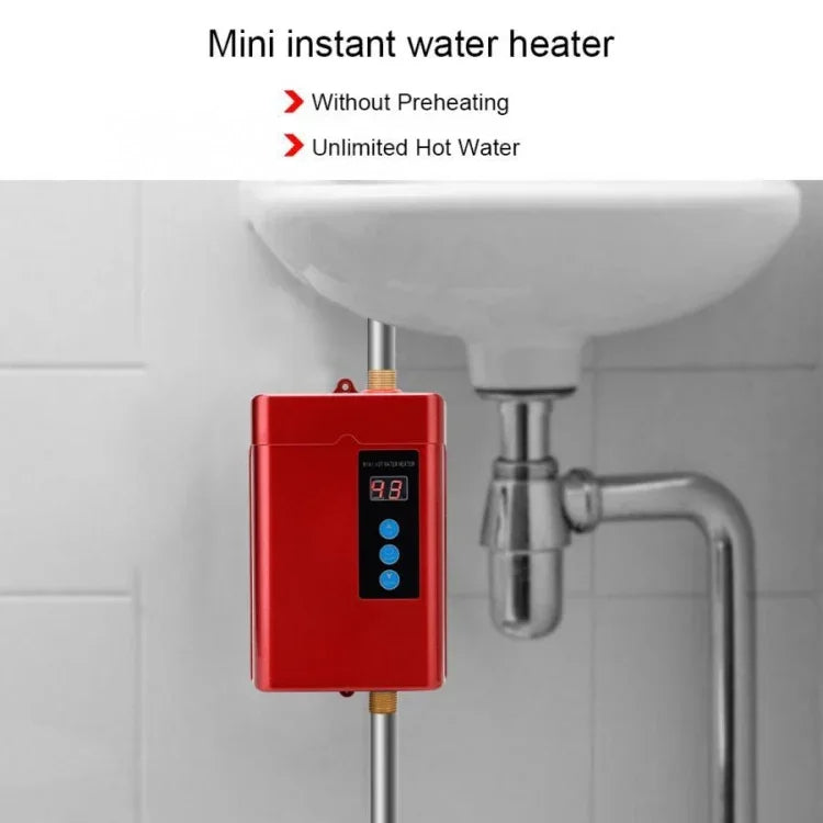 帶遙控可調溫電熱水器，美規插頭3000瓦，英規插頭3000瓦，歐規插頭4000瓦，澳規插頭4000瓦