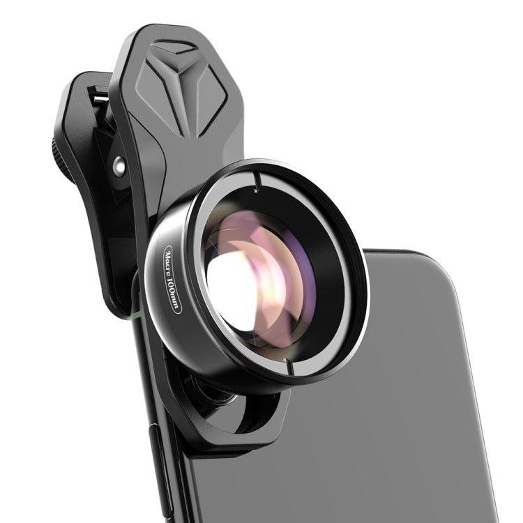 APEXEL APL-HB100MM 高清昆蟲珠寶 100 微距外接手機鏡頭，APL-HB100MM