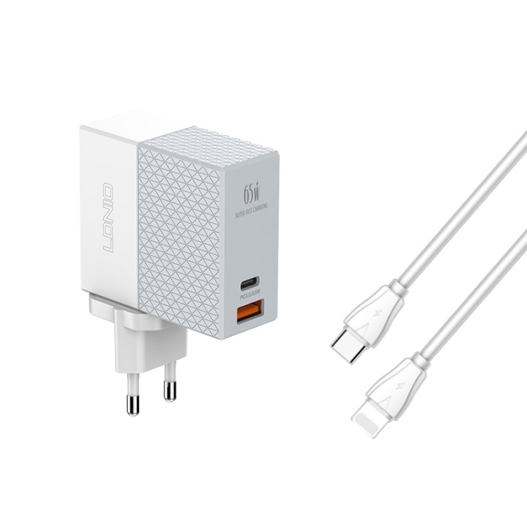 LDNIO A2620C 65W 通用手機平板充電器 Type-C/USB-C 埠快速充電器，65W 歐規插頭，65W 英規插頭，65W 美規插頭