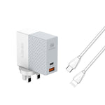 LDNIO A2620C 65W 通用手機平板充電器 Type-C/USB-C 埠快速充電器，65W 歐規插頭，65W 英規插頭，65W 美規插頭