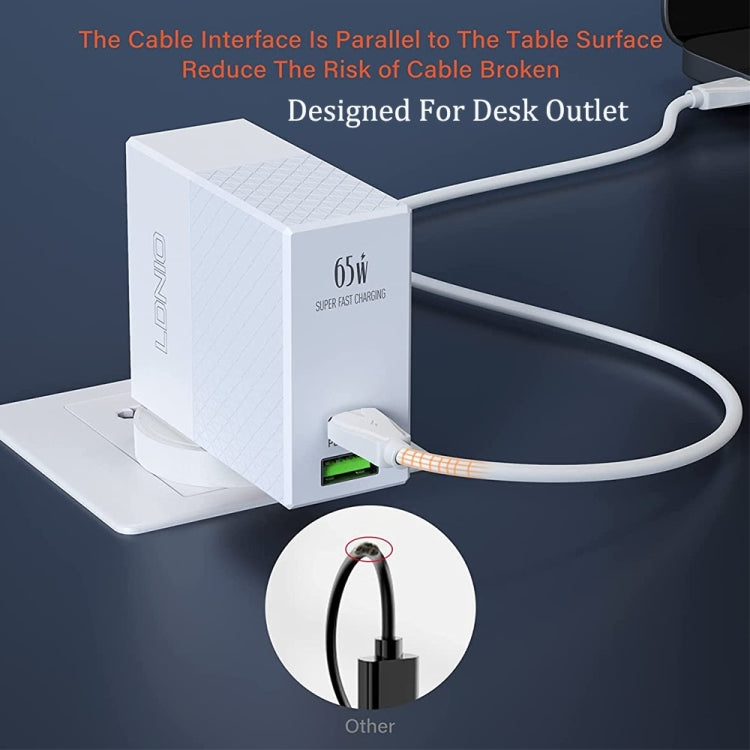 LDNIO A2620C 65W 通用手機平板充電器 Type-C/USB-C 埠快速充電器，65W 歐規插頭，65W 英規插頭，65W 美規插頭
