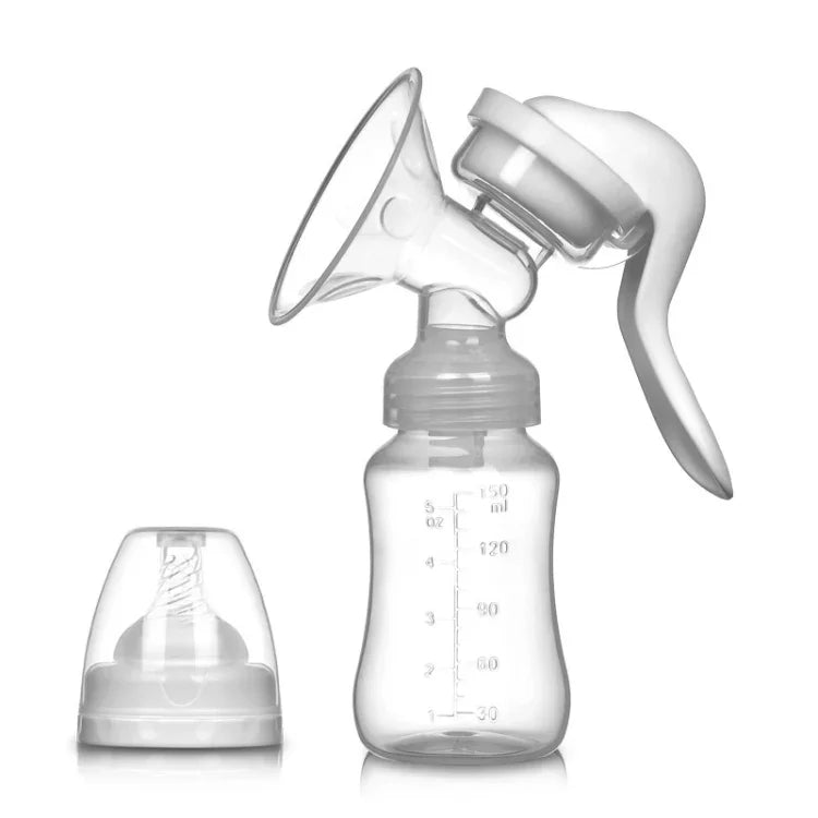 可調節力道雙用手動吸乳器哺乳用品，2合1手動吸乳器