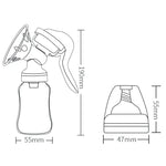 可調節力道雙用手動吸乳器哺乳用品，2合1手動吸乳器