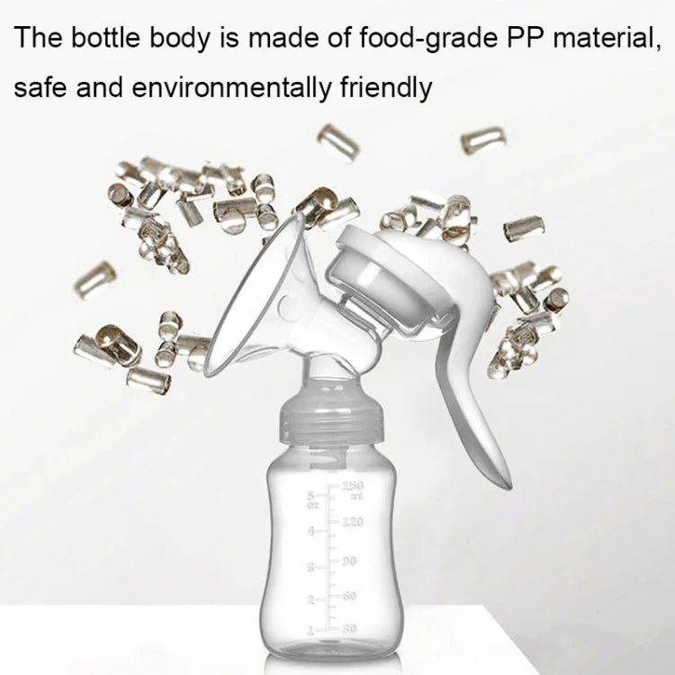 可調節力道雙用手動吸乳器哺乳用品，2合1手動吸乳器