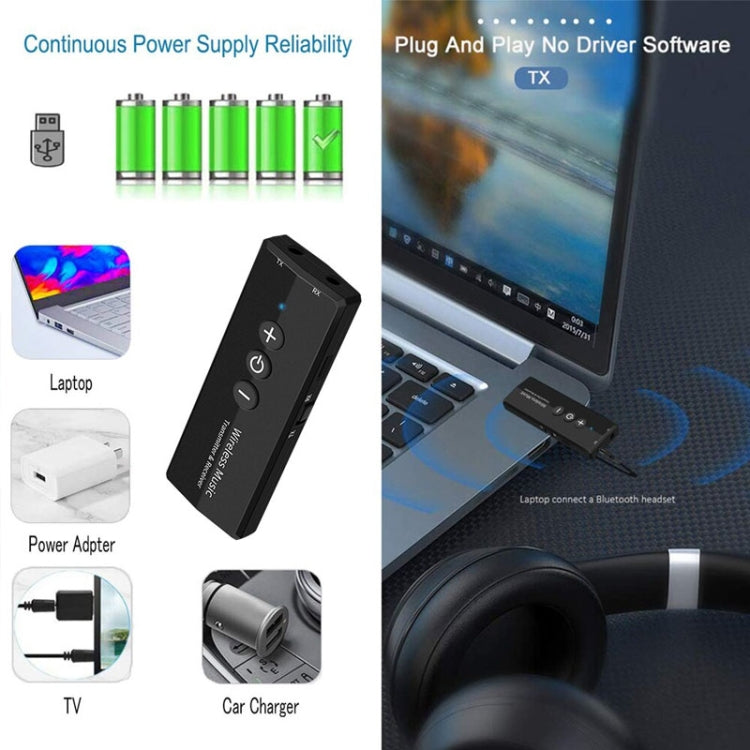 3 合 1 藍牙 5.0 轉接器電視電腦無線音頻接收發射器，ZF-360