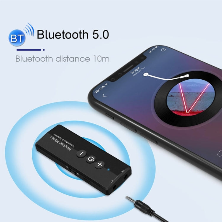 3 合 1 藍牙 5.0 轉接器電視電腦無線音頻接收發射器，ZF-360