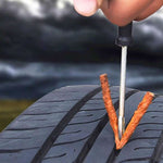 5pcs /Pack Long Car Fast Tire Patch Adhesive Strips Motorcycle Bike Adhesive Strip Tire Repair Tools, 10sets Long
