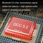 藍牙 5.2 音頻接收器 3.5MM AUX 同軸光纖 APTX HD 藍牙轉接器，D300