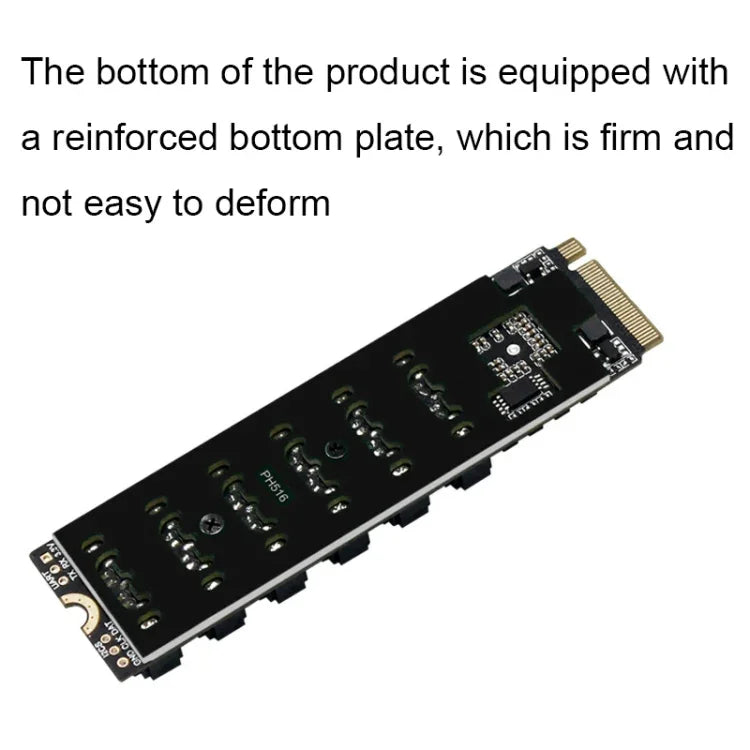 M2 M-EKY PCIE3.0轉SATA6G傳輸擴充卡 6埠硬碟擴充轉接卡，6埠