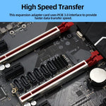 M2 M-EKY PCIE3.0轉SATA6G傳輸擴充卡 6埠硬碟擴充轉接卡，6埠