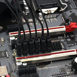 M2 M-EKY PCIE3.0轉SATA6G傳輸擴充卡 6埠硬碟擴充轉接卡，6埠