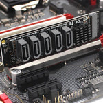 M.2NVME-PCIE X4 / X8 / X16 轉接 SATA5 埠傳輸卡 JMB585 晶片
