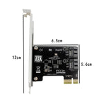 PCIE 2 埠 SATA 3.0 擴充卡 6Gbps 電腦桌上型機殼轉接卡