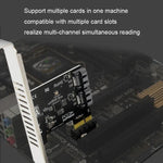 PCIE 2 埠 SATA 3.0 擴充卡 6Gbps 電腦桌上型機殼轉接卡