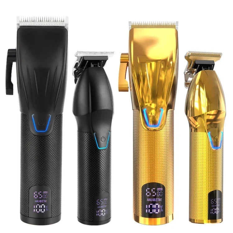 男士電動理髮工具套裝雕刻電動理髮器，LM-2027 2合1（黑色），LM-2027 2合1（金色）