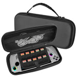 適用 ASUS ROG Ally 遊戲主機 EVA 皮革紋手拿包保護袋，黑色包款，白色包款